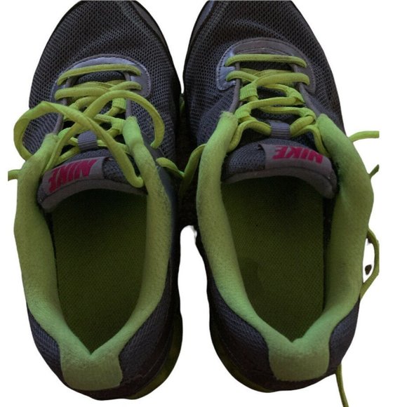 Nike Womens Reax Run 7 525755-001 Gray Yellow Running Shoes Lace Up Size 9 - Picture 8 of 12